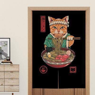 Noren Curtain</br> Greedy Neko