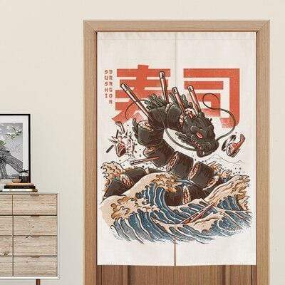 Noren Curtain</br> Greedy Neko