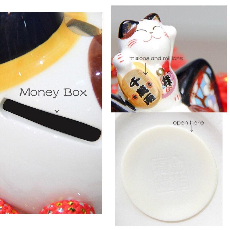 Piggy Bank Lucky cat </br> Maneki Neko