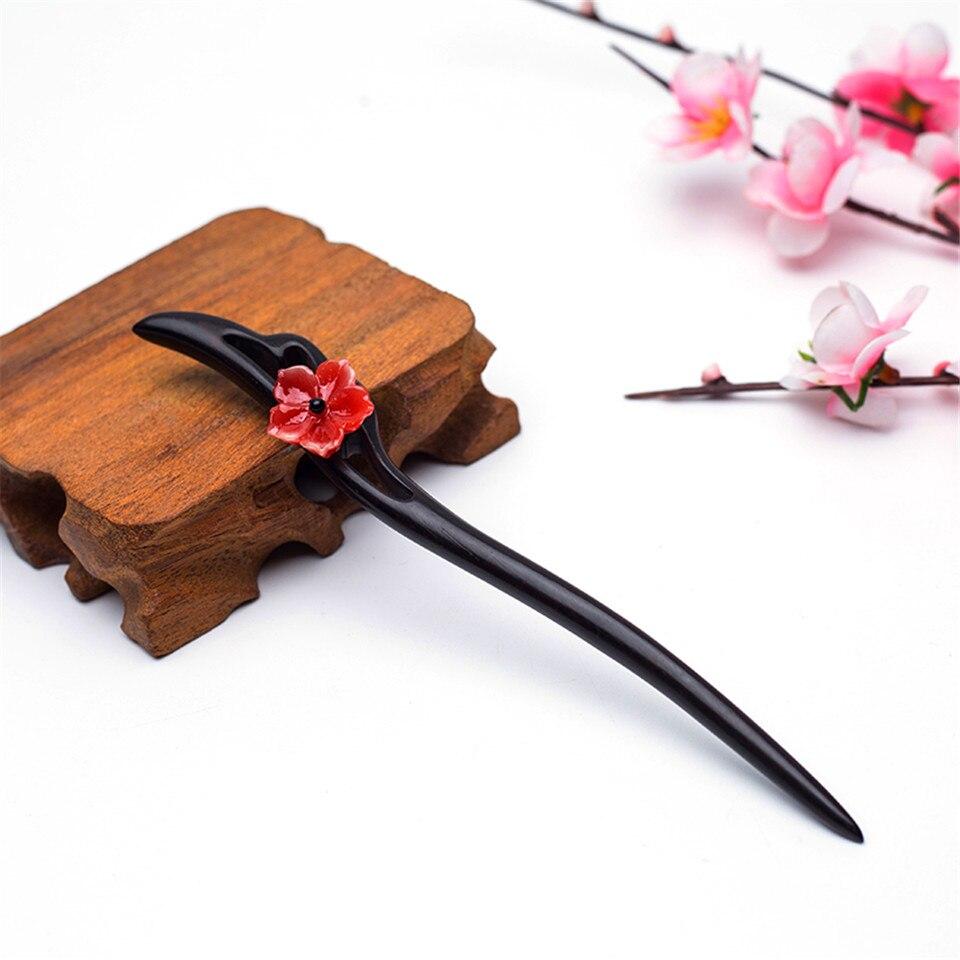 Red Sakura </br> Japanese Kanzashi