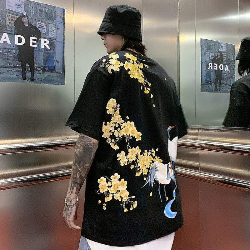 Royal Cranes </br> Japanese T-Shirt