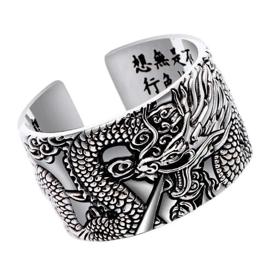 Silver Dragon </br> Japanese Ring