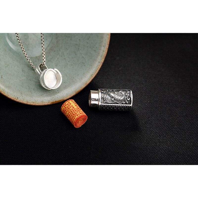 Silver Open </br> Japanese Necklace