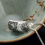 Silver Open </br> Japanese Necklace