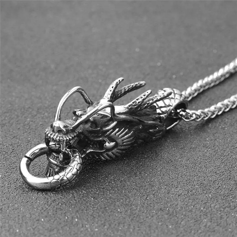 Steel Dragon </br> Japanese Necklace