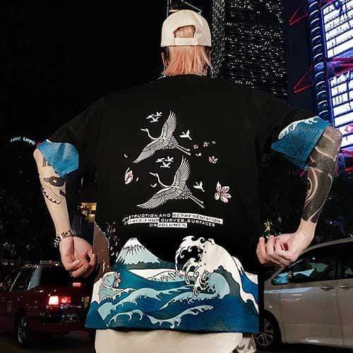 Stylish Mount Fuji</br> Japanese T-Shirt