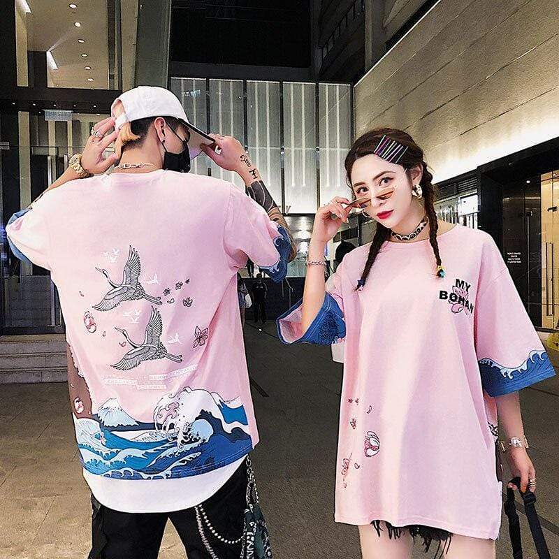 Stylish Mount Fuji</br> Japanese T-Shirt