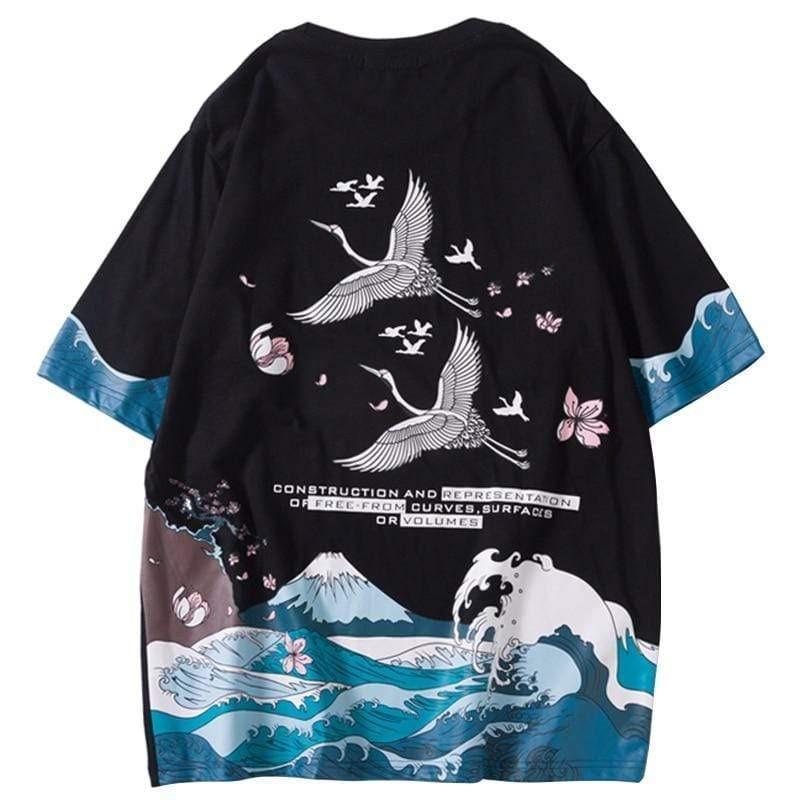 Stylish Mount Fuji</br> Japanese T-Shirt