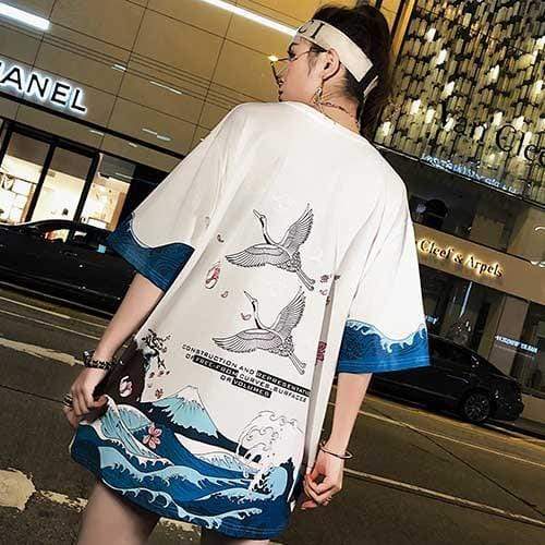 Stylish Mount Fuji</br> Japanese T-Shirt