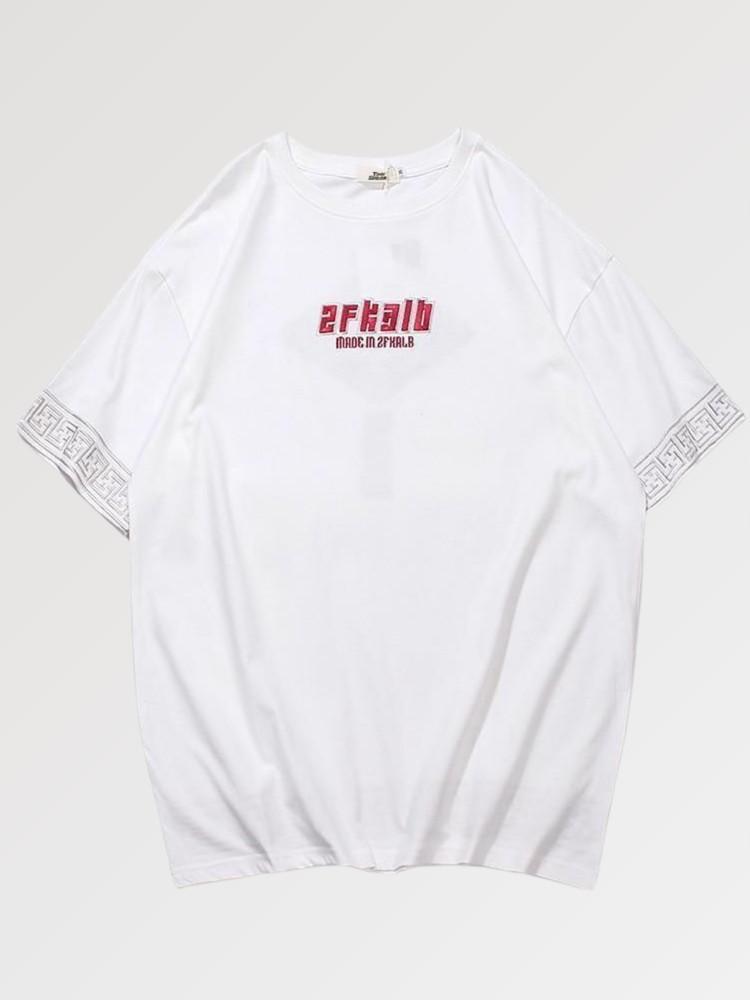 T-Shirt Broderie Japonaise 'Kadoma'