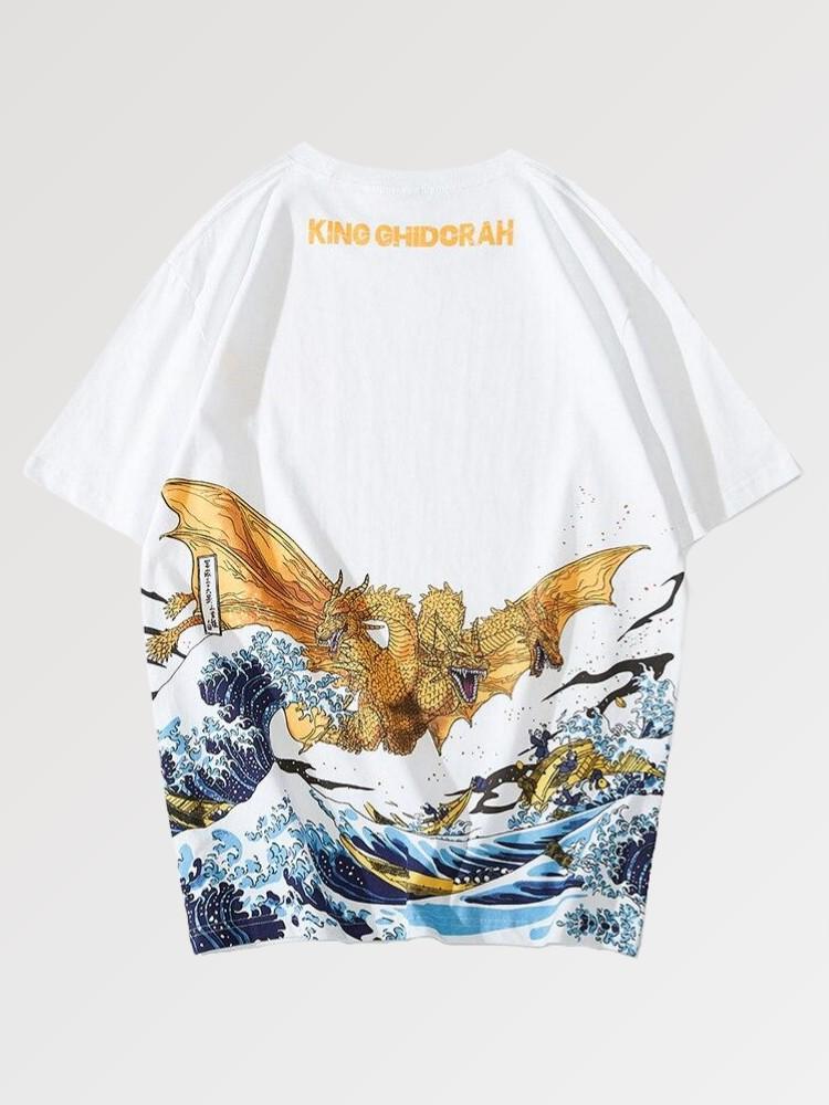 T-Shirt Dragon Japonais 'Ghidorah'
