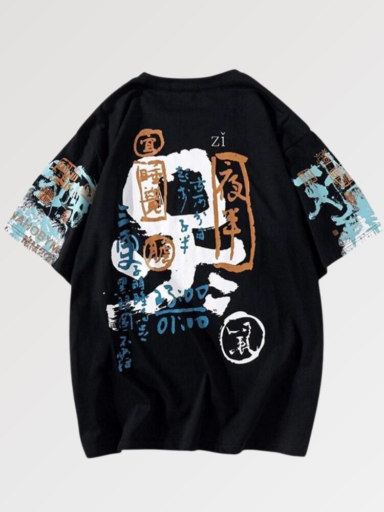 T-Shirt Ecriture Japonaise 'Takaishi'
