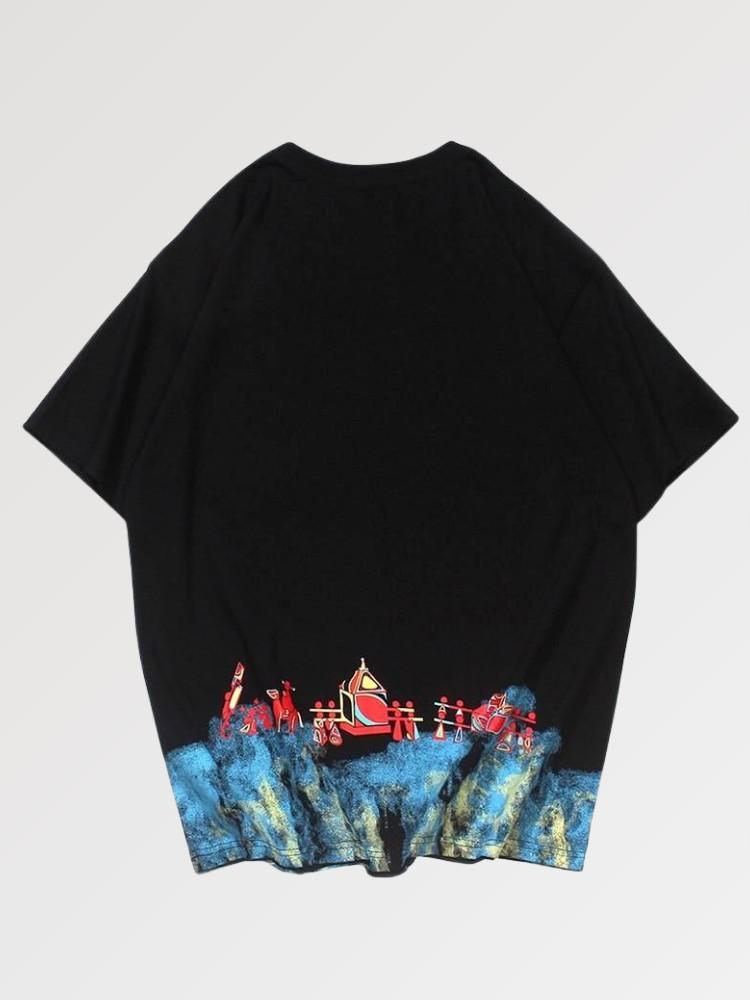 T-Shirt Estampe Japonaise 'Sayama'