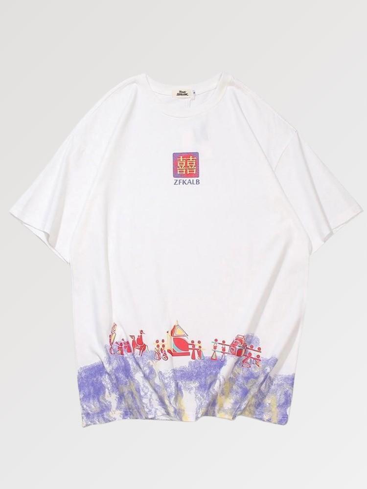 T-Shirt Estampe Japonaise 'Sayama'