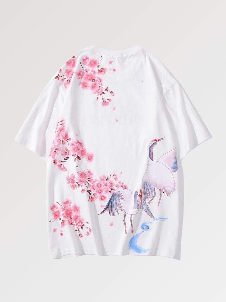 T-Shirt Grues Japonaises 'Misawa'