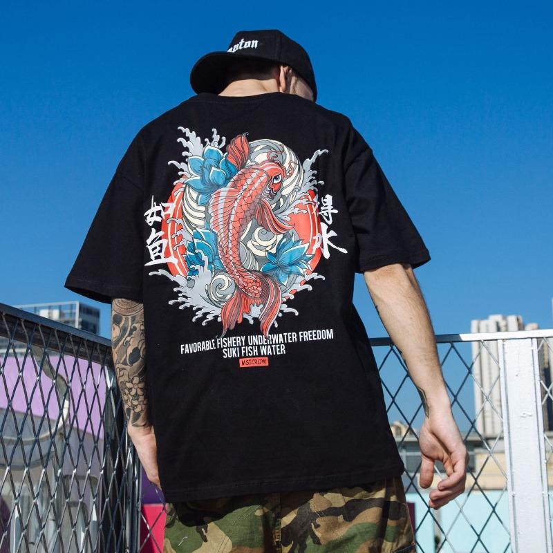 T-Shirt Poisson Japonais 'Yokote'