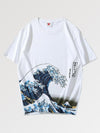 T-Shirt Vague de Kanagawa 'Hokusai'