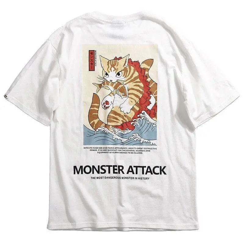 The Dangerous Catzilla </br> Japanese T-Shirt