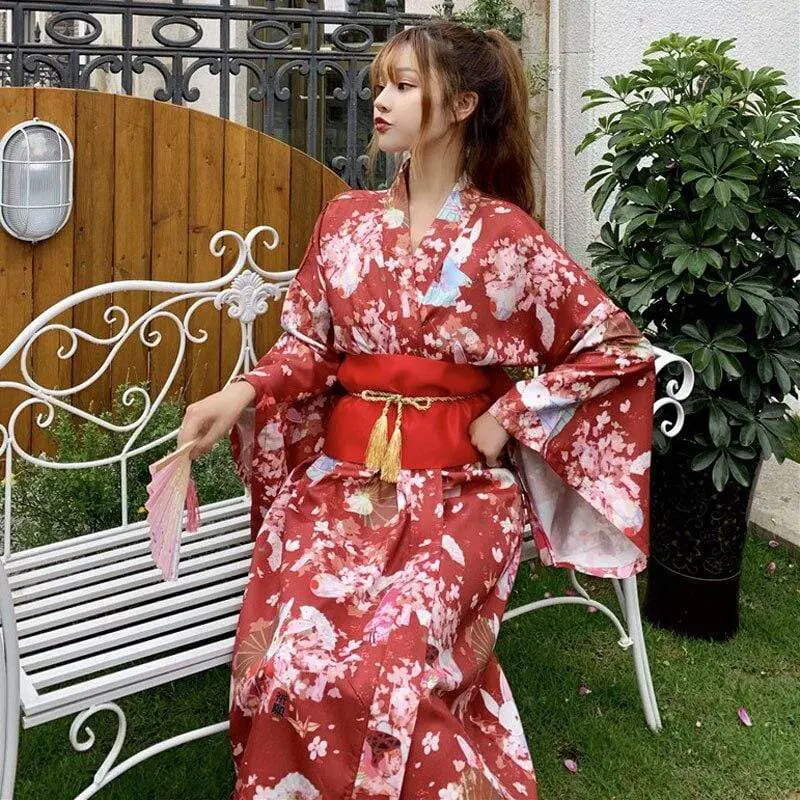 Womens Kimono | Japanese Temple