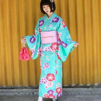 Traditional Temari women's Kimono | Japanese Temple