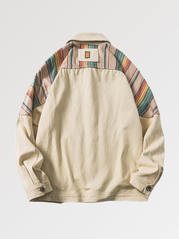 Veste en Jean Beige 'Safari x Kastudio'