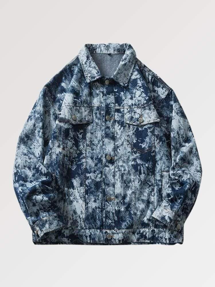 Veste en Jean Bleu Foncé 'Ocean Drive'