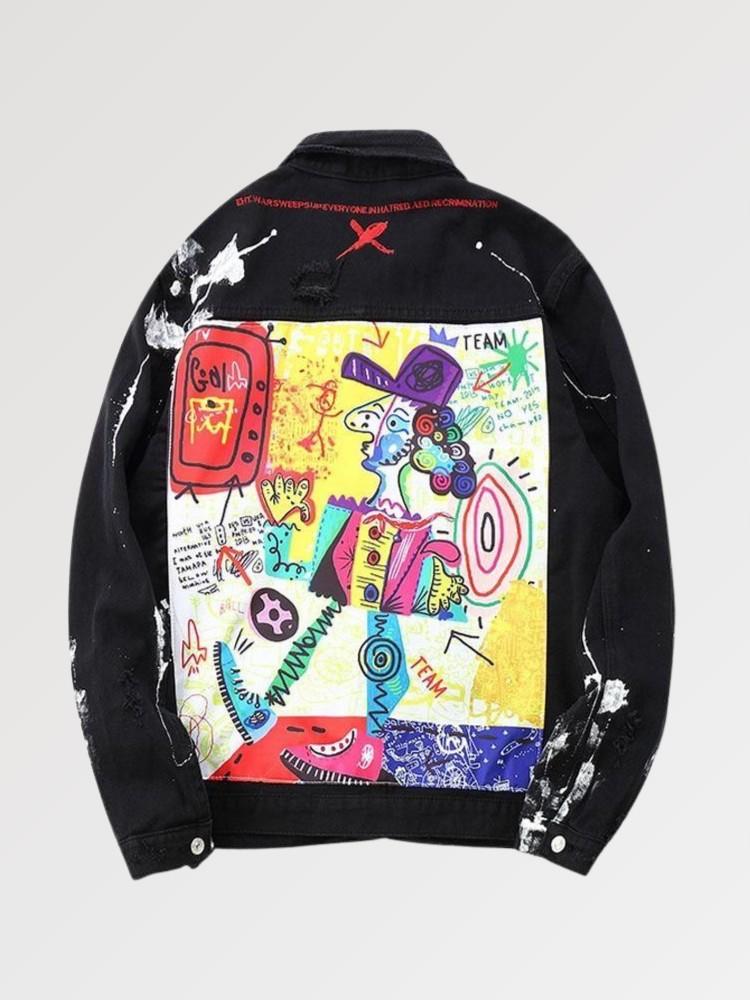 Veste en Jean Imprimé 'Picasso Shorodi'