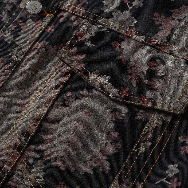 Veste en Jean Marron 'Granite Custom'