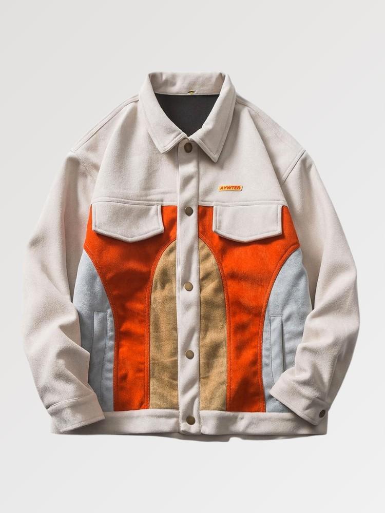 Veste en Jean Orange 'High Orengy'