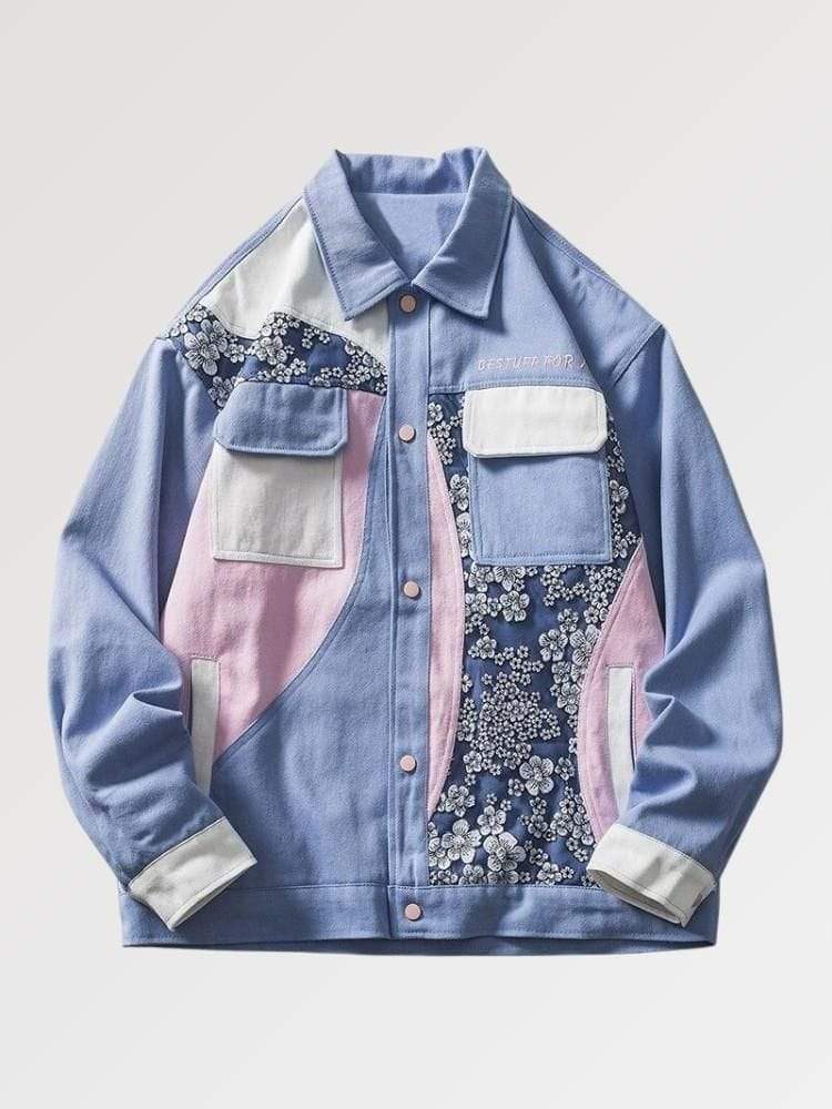 Veste en Jean Rose 'Hana Rivoli'
