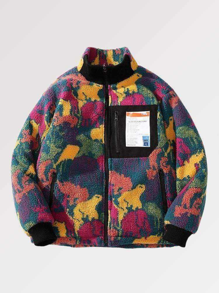 Veste Polaire Streetwear 'Colorful'