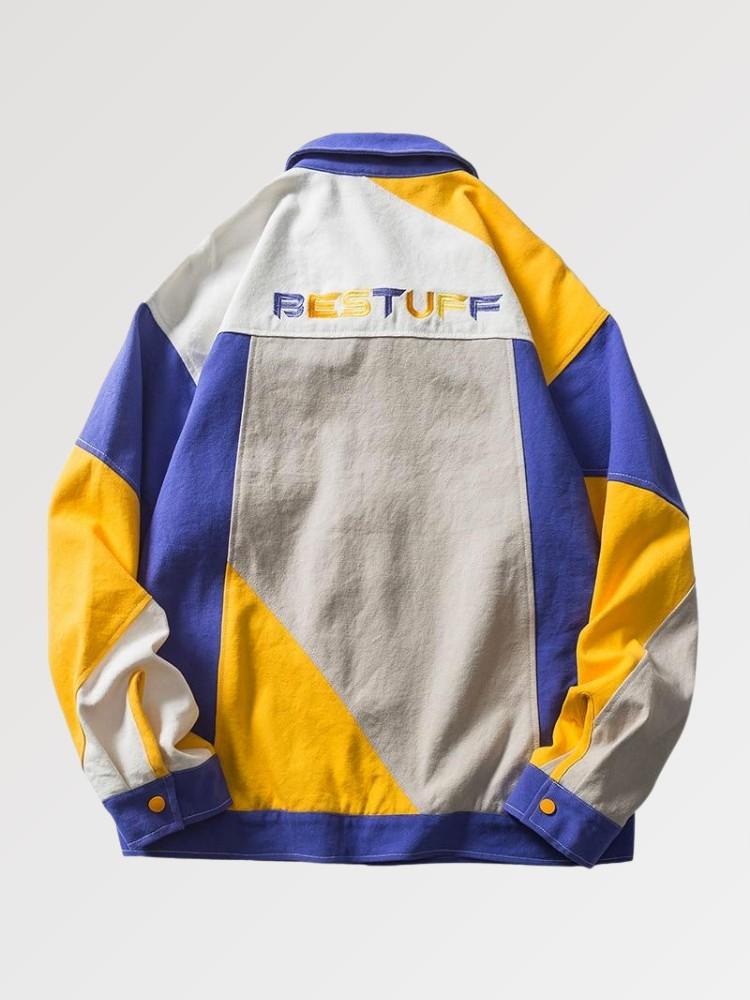 Veste Streetwear Bicolore 'Letter Akoya'