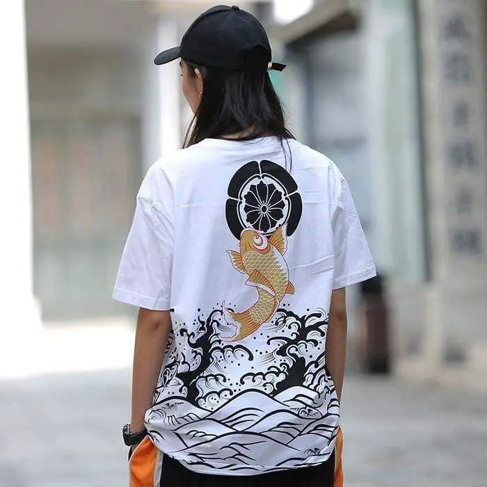 Koi Fish- Japanese Art' Unisex Baseball T-Shirt