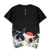 Whale in Raging Ocean </br> Japanese T-Shirt
