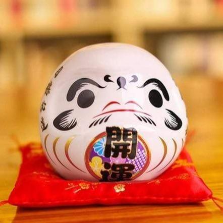 White Daruma Doll