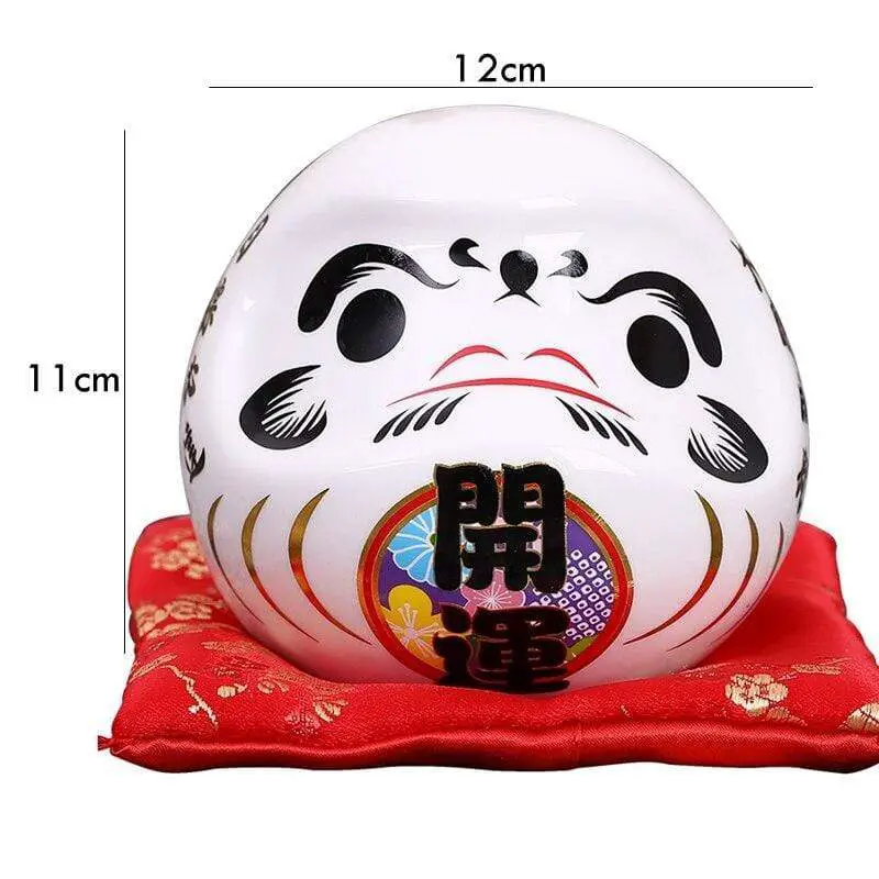 Classic White Daruma Doll « Unique Japan