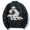 Wolf Embroidered </br> Bomber Jacket