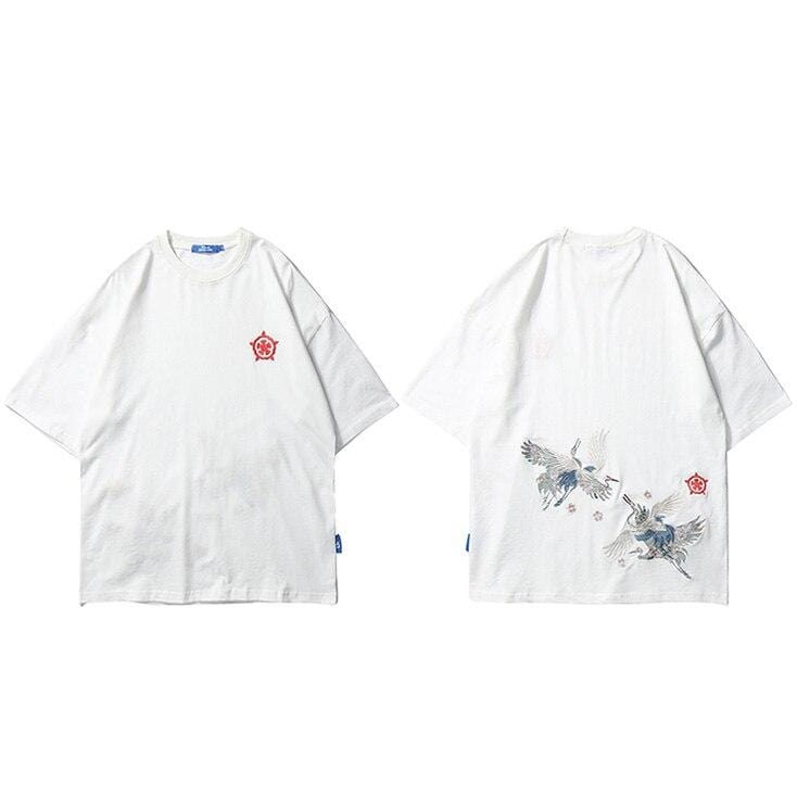Wonderful Flying Crane T-Shirt </br> Japanese T-shirt